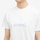 POSTAL Men's Outline Logo T-Shirt in White
