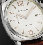 Panerai - Luminor Due Automatic 42mm Stainless Steel and Leather Watch - Brown