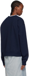 Marni Navy Printed Sweatshirt