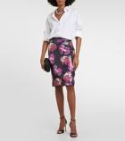 Diane von Furstenberg Mika sequined midi skirt