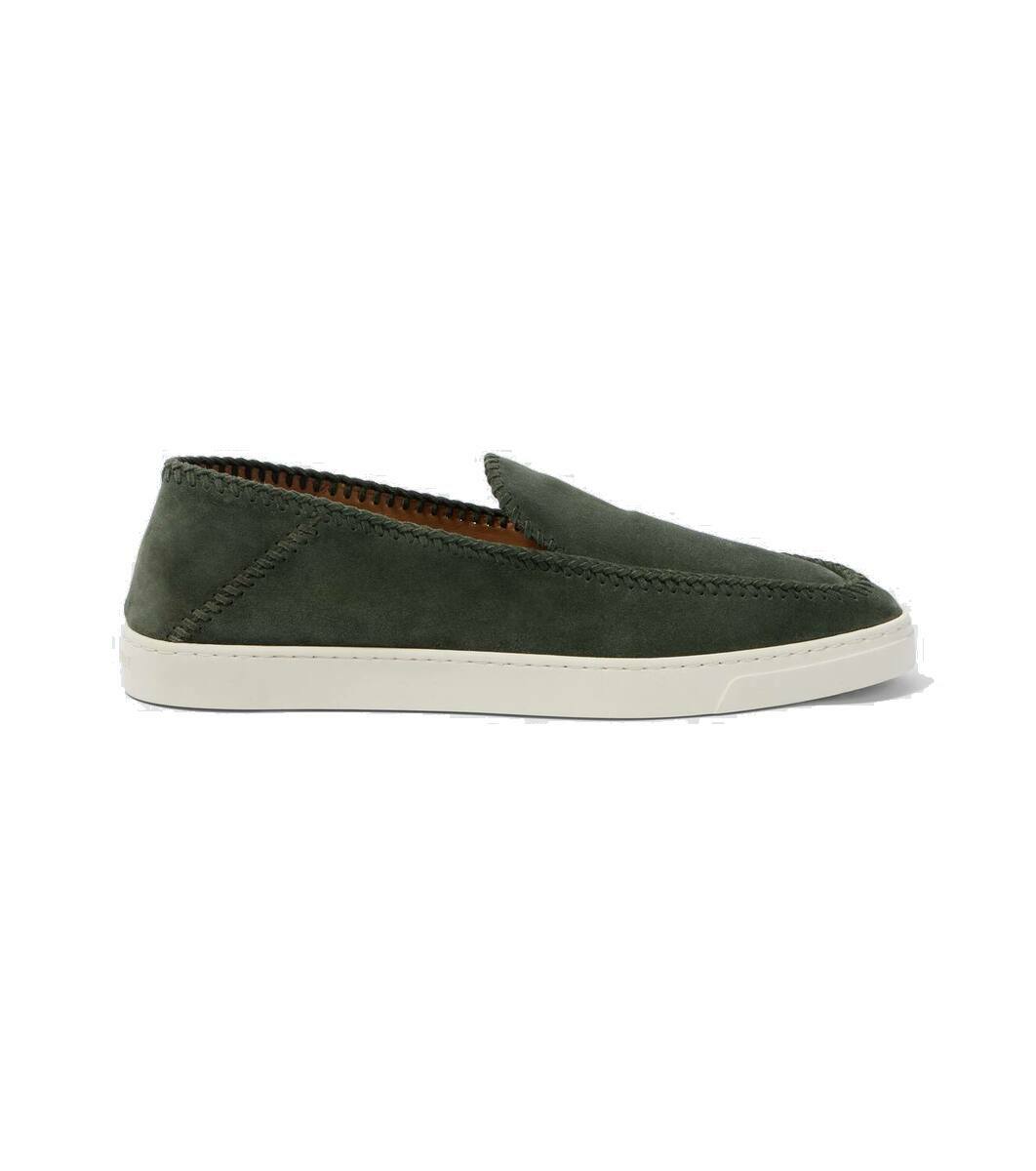 靴 Giorgio Armani slip-on shoes Giorgio Armani Leather slip-on shoes Giorgio Armani