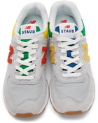 Staud Grey New Balance Edition 574 Sneakers