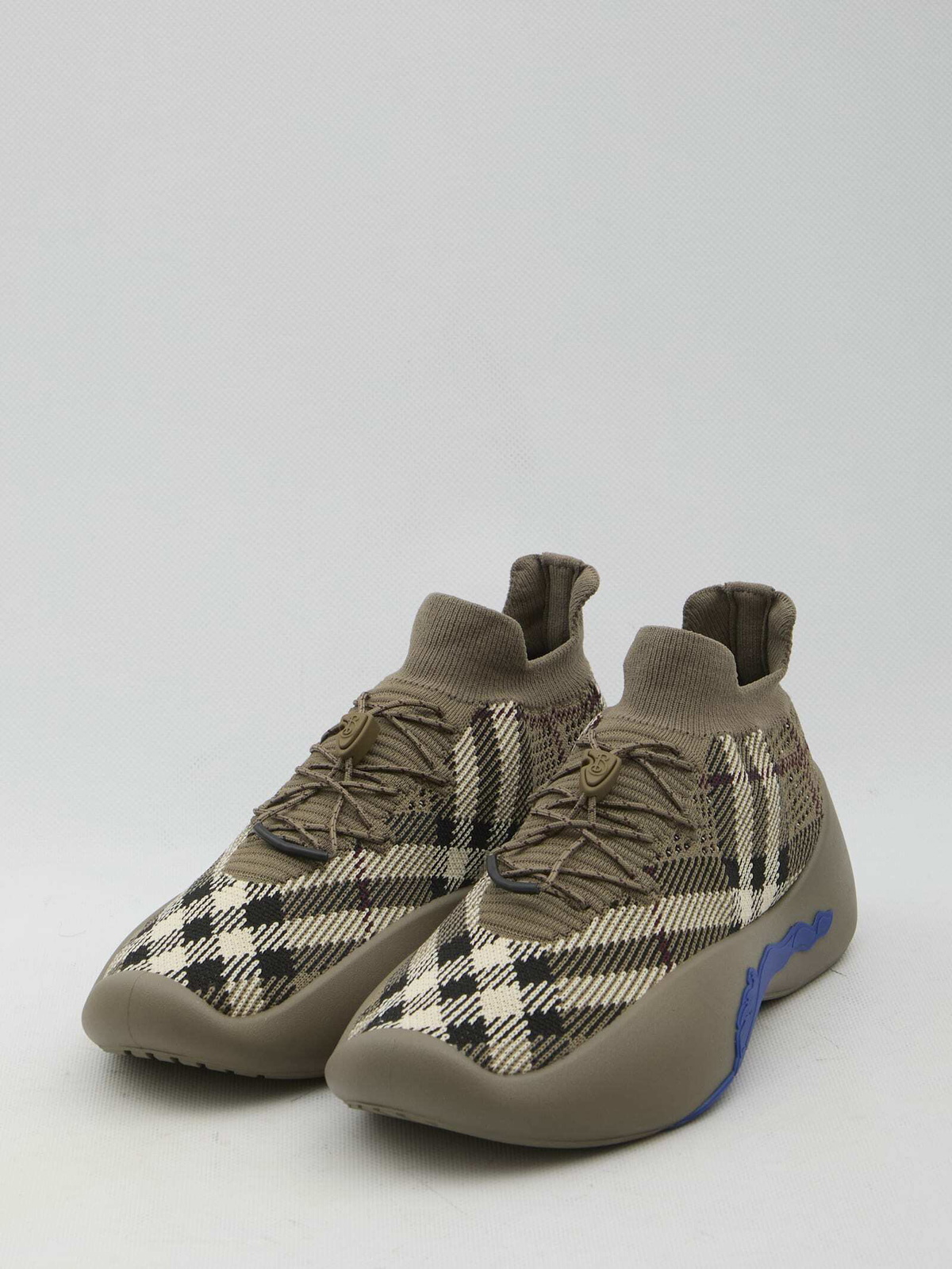 Burberry Check Knit Neptune Sneakers Burberry