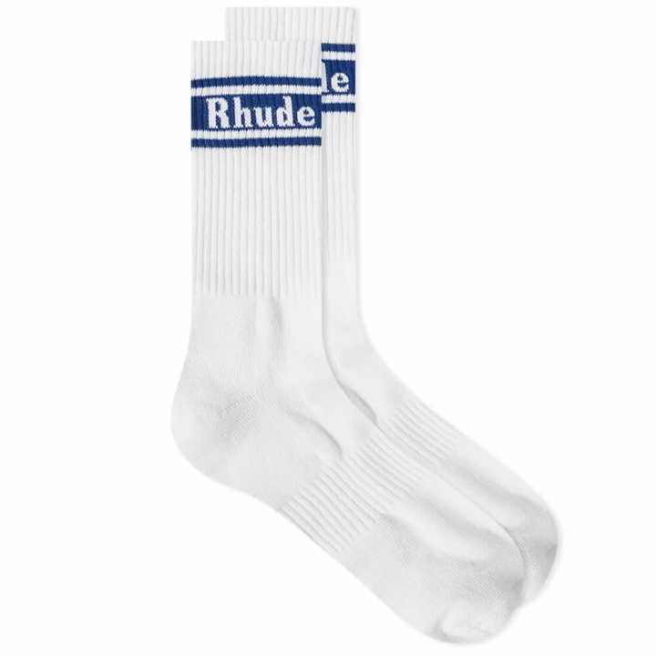 Photo: Rhude Stipe Logo Sock
