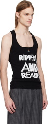 Vivienne Westwood Black 'Ripped & Ready' Tank Top
