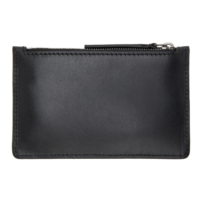 Ann Demeulemeester Black Barcis Zip Wallet Ann Demeulemeester