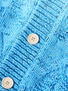 Missoni - Dégradé Cable-Knit Cotton-Blend Cardigan - Neutrals
