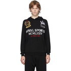 Moschino Black Rugby Polo Hoodie