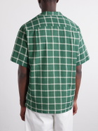 Portuguese Flannel - Alvor Checked Organic Cotton Shirt - Green