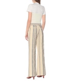 Monse Striped high-rise flared pants