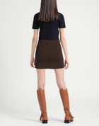 Donni. Womens Mini skirt Dark in Brown