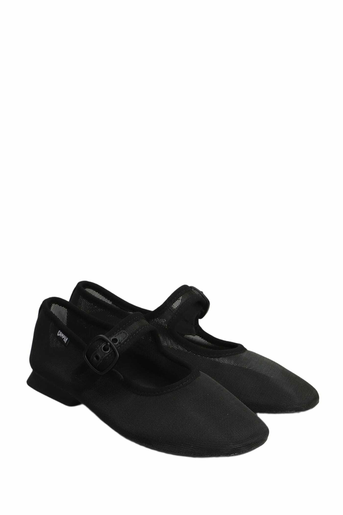 Camper Casi Myra Ballet Flats In Black Fabric