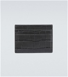 Balenciaga - Plate leather cardholder