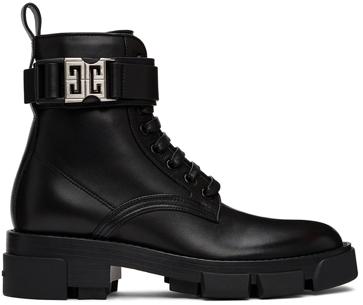Photo: Givenchy Black Terra Combat Boots