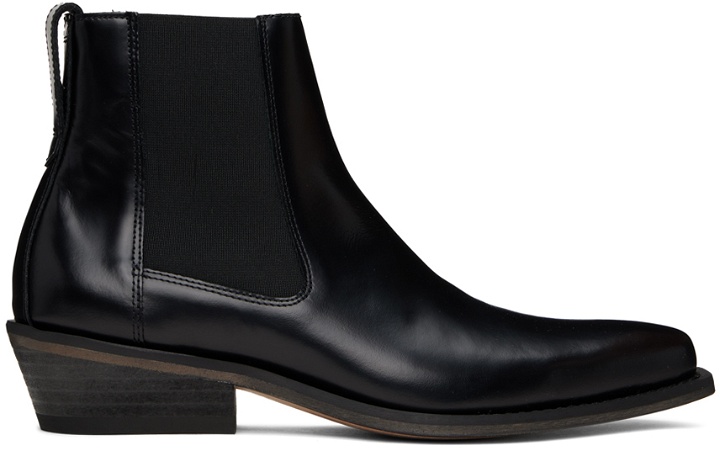 Photo: OUR LEGACY Black Cyphre Chelsea Boots
