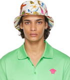 Versace White Trésor de la Mer Bucket Hat