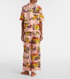 Eres Cherry printed silk twill shirt