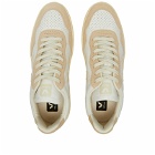 Veja Men's V-90 Organic Leather Sneakers in Extra White/Pierre