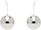 SIMONMILLER Silver Disco Drop Earrings