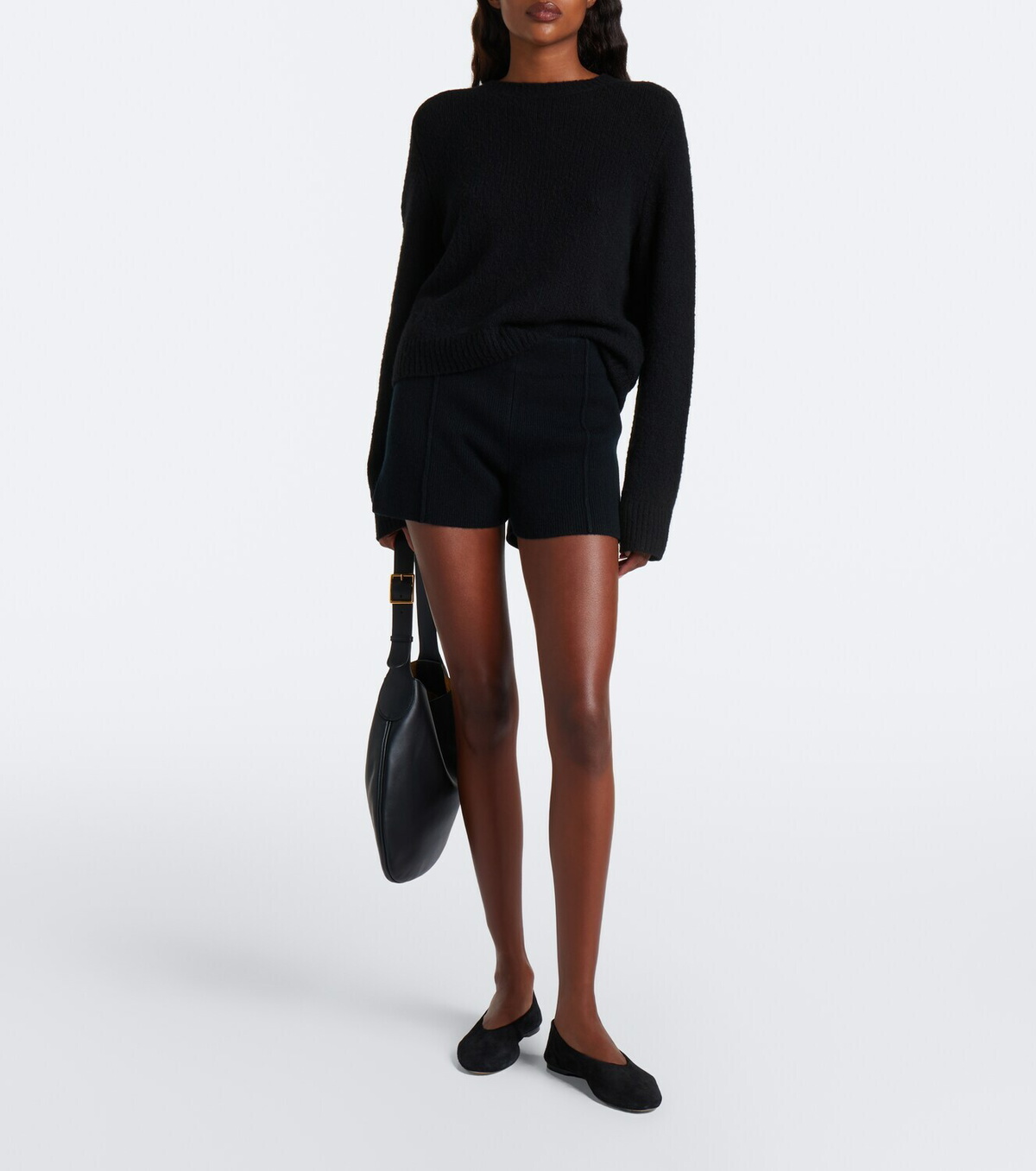 Jardin des Orangers Wool and cashmere shorts