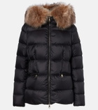 Moncler Boed shearling-trimmed down jacket