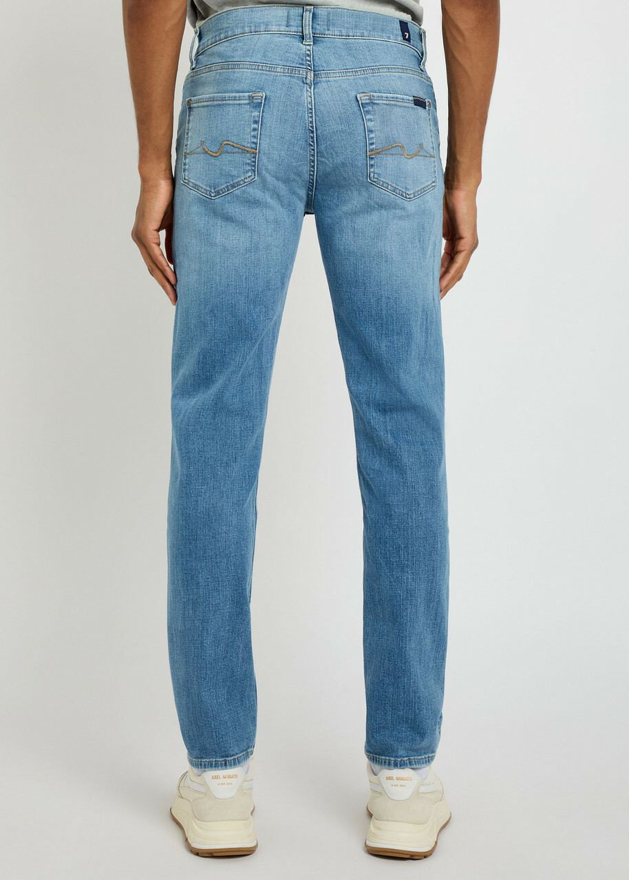 7 For All Mankind Slimmy Tapered Luxe Performance Jeans Light Blue