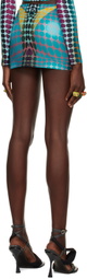 Jean Paul Gaultier Blue Dots Miniskirt