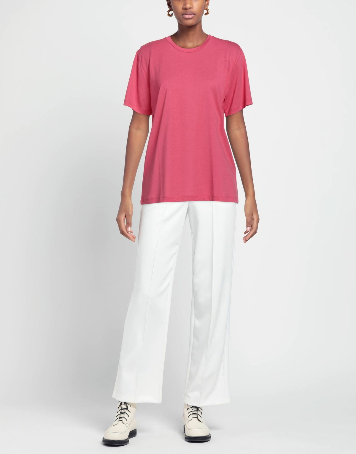 Samsøe Φ Samsøe Womens T-shirt in Fuchsia