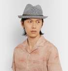 Paul Smith - Webbing-Trimmed Woven Straw Trilby - Green