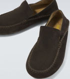 Loewe Rambla suede loafers