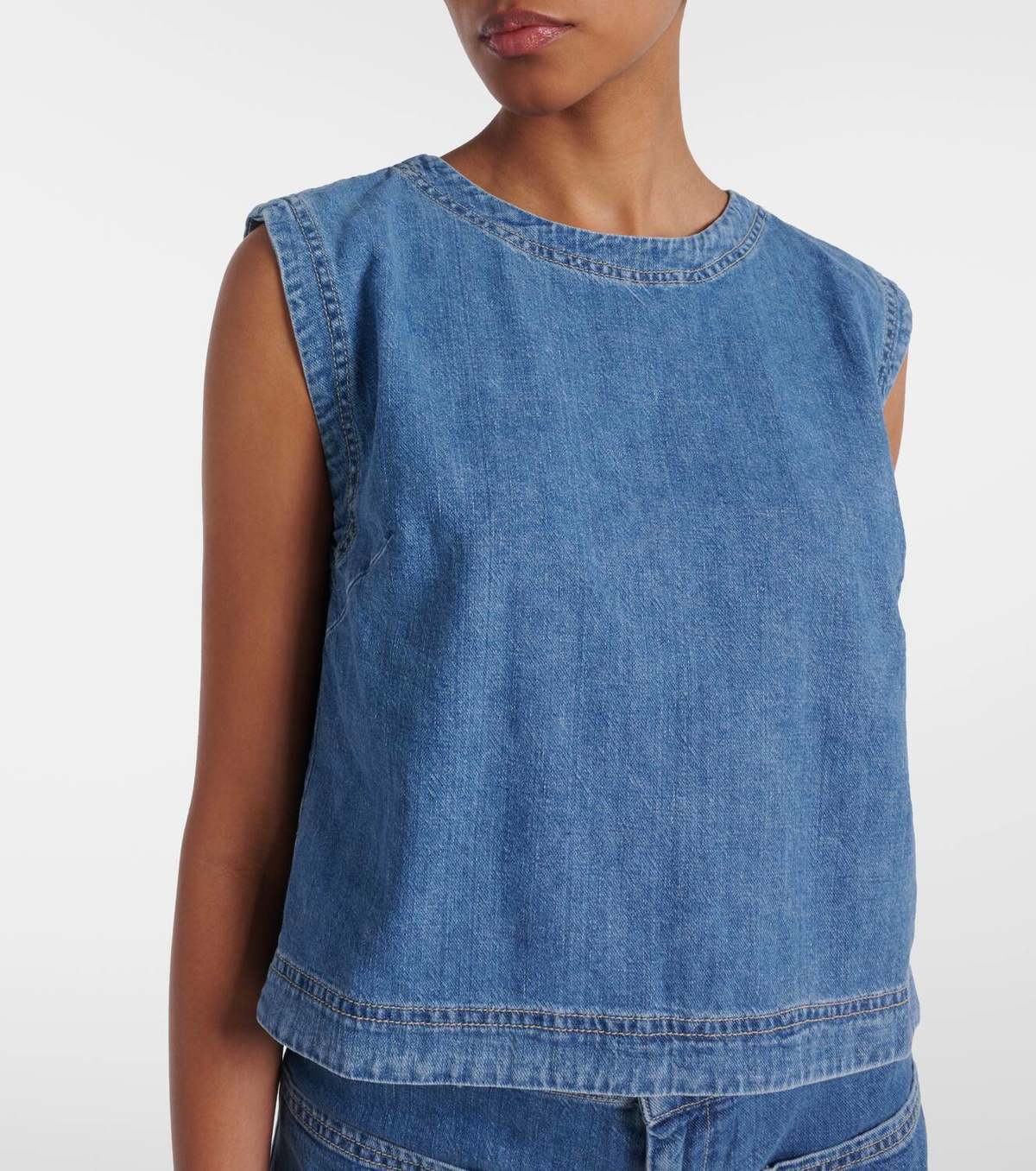 Velvet Loren denim top