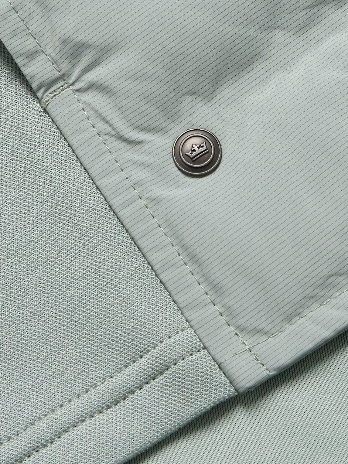Peter Millar - Winsome Hybrid Quilted Striped Shell and Piqué Gilet - Green