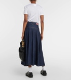 Kenzo Denim midi skirt
