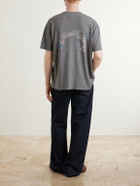 Cherry Los Angeles - Printed Cotton-Jersey T-Shirt - Gray