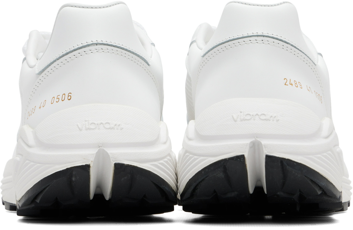 Common Projects White Premium Runner Sneakers