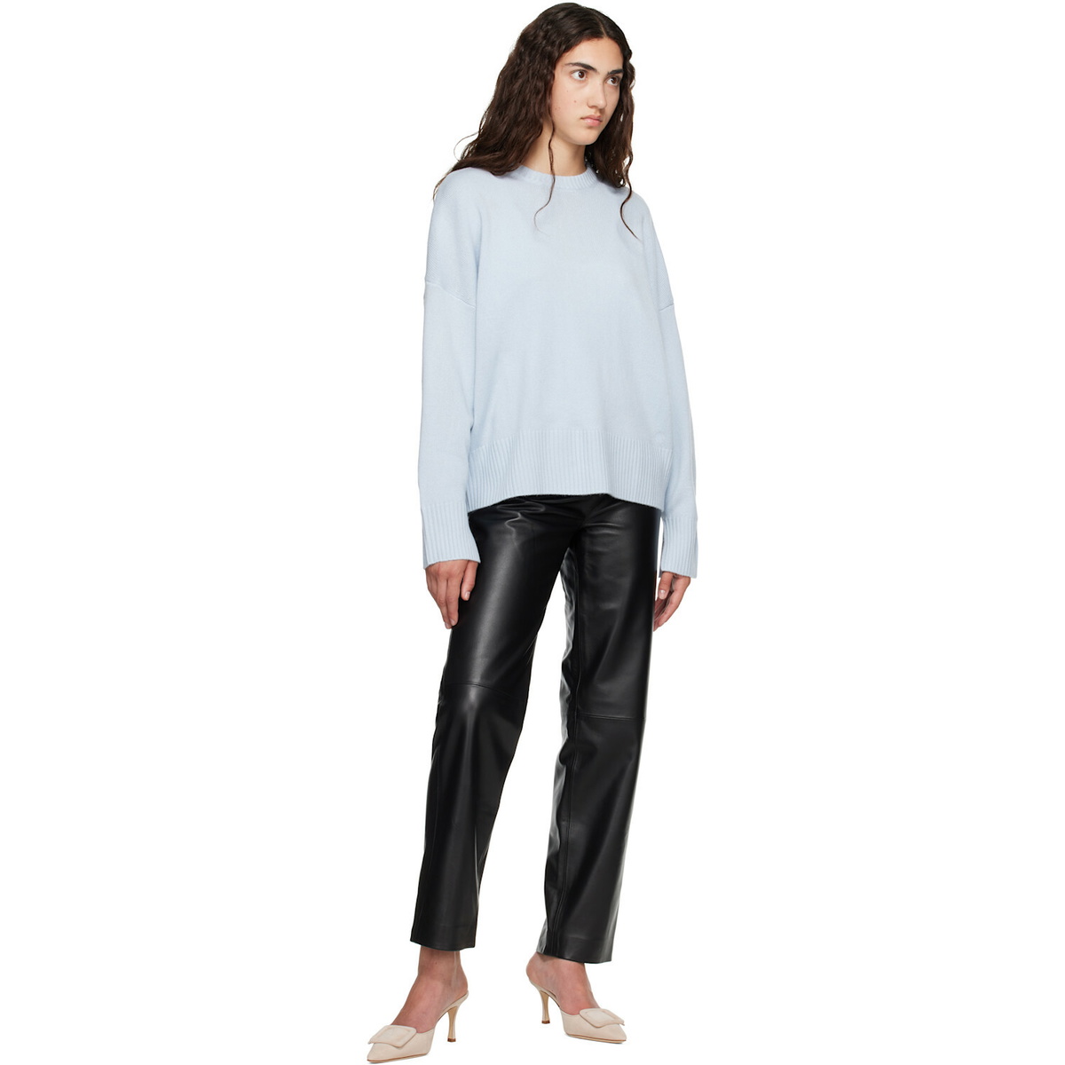 Loulou de Saison Blue ANTON LDS Cashmere Sweater