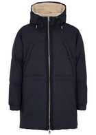 Moncler Truyere Quilted Shell Parka Navy 5, Men's Designer Parka, Male