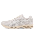 Asics GEL-Nimbus 10.1 Sneaker in White/Pure Silver