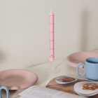 HAY Pattern Candle - Grid Check in Pink/Red 