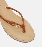 Amanu Kiwayu leather thong sandals