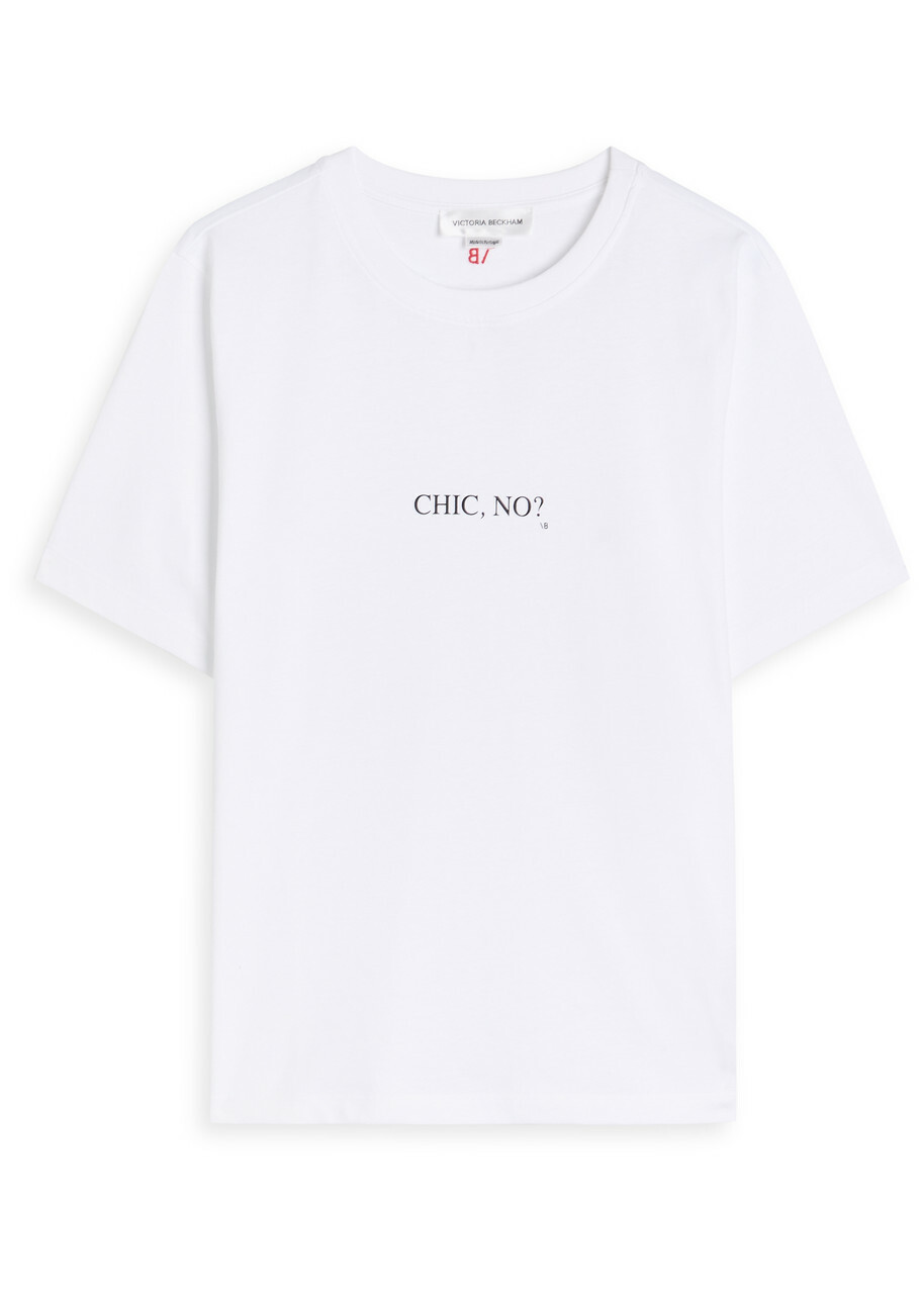 Victoria Beckham White Oversized T-Shirt Victoria Beckham