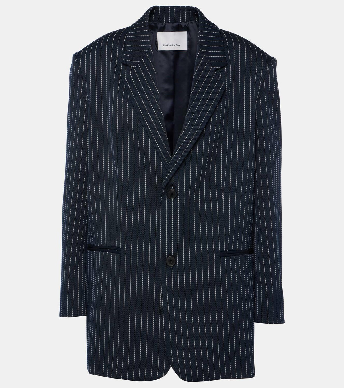 THE FRANKIE SHOP エイデン ピンストライプ ツイル ブレザー THE FRANKIE SHOP Aiden pinstriped twill blazer | NET-A-PORTER