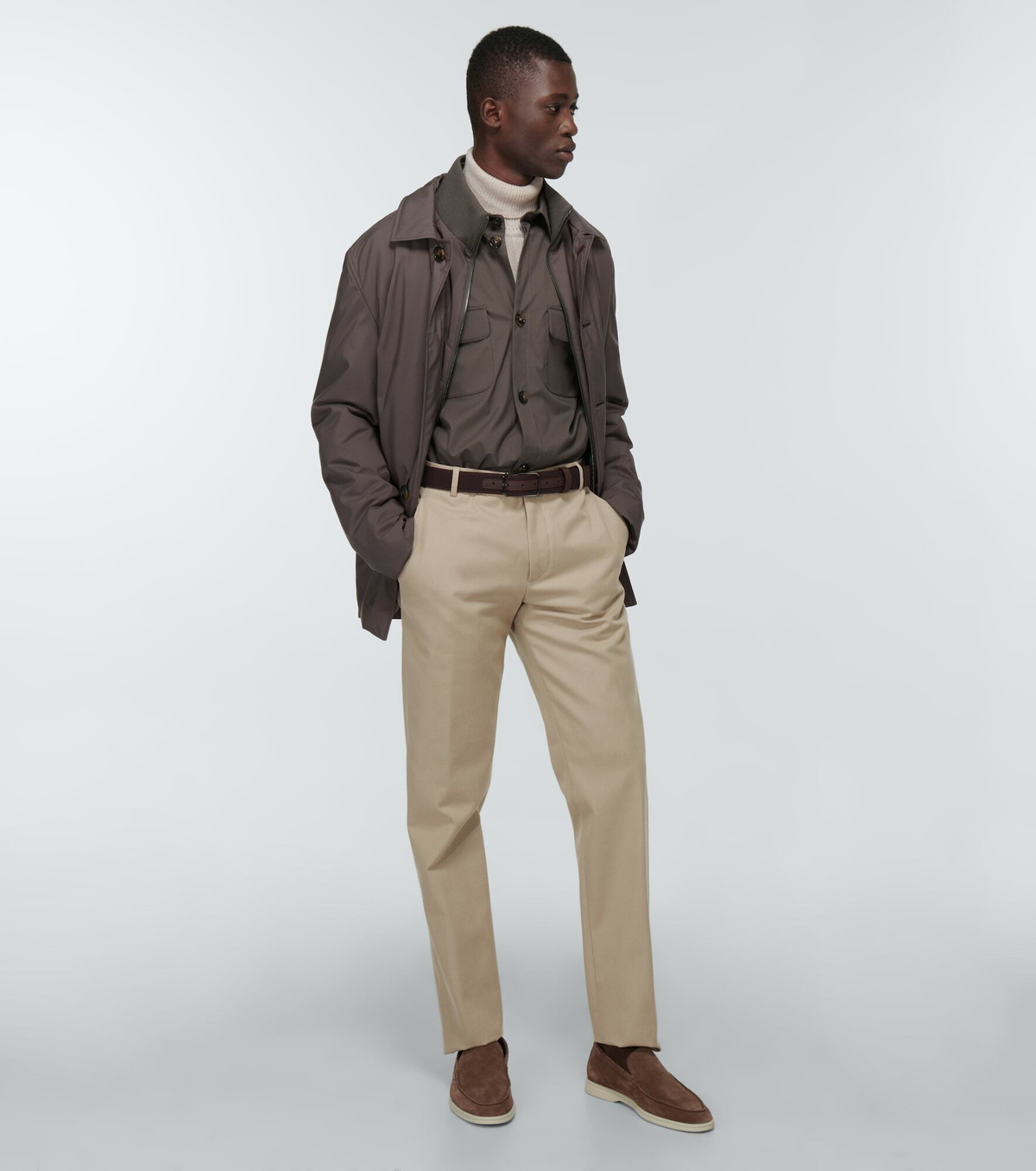 Loro Piana - Cotton and wool chinos Loro Piana