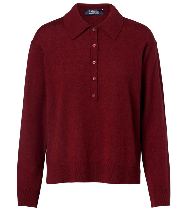 Photo: 'S Max Mara Frisia wool polo sweater