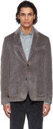 Officine Générale Grey Corduroy New Lightest Blazer