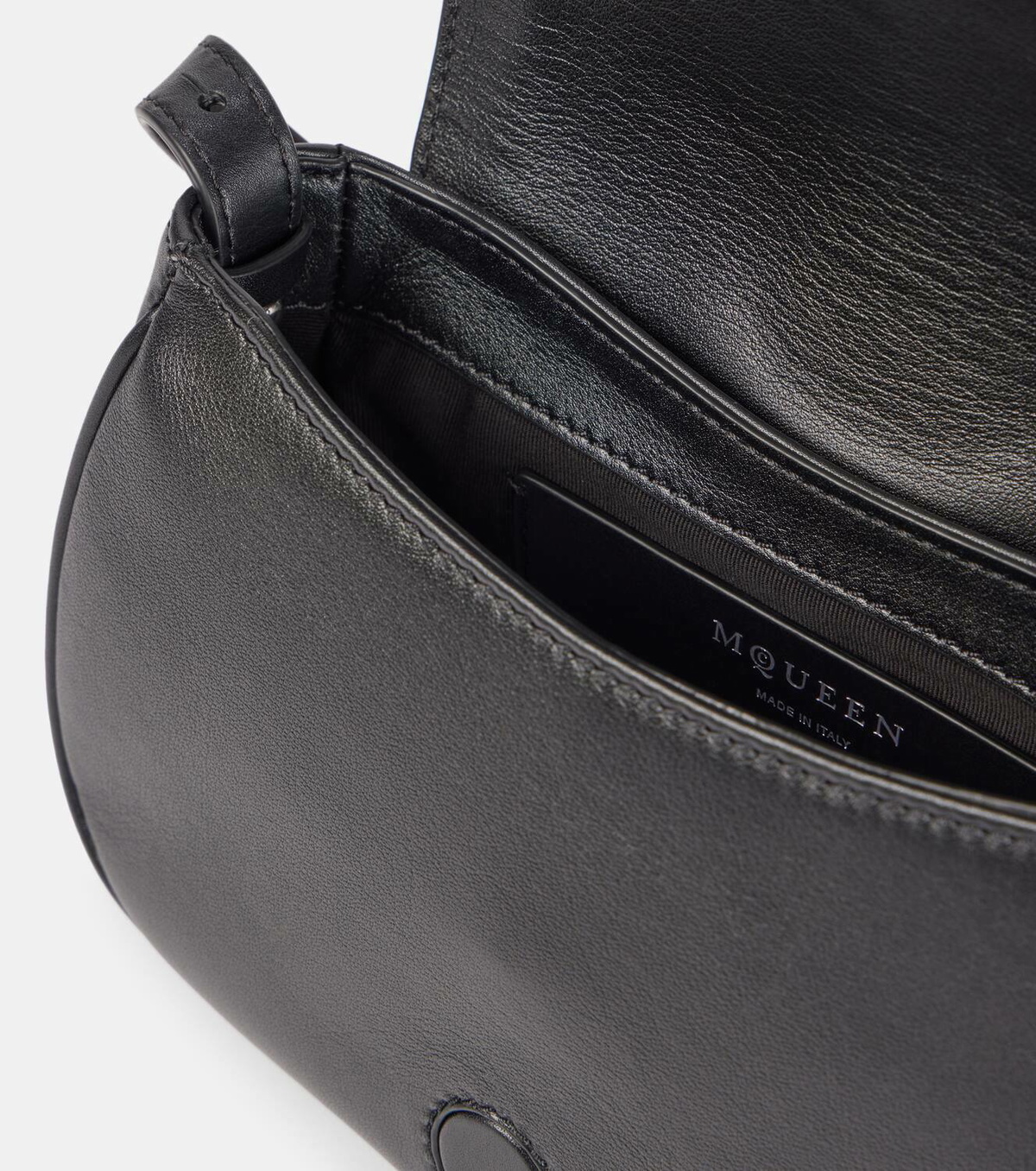 Alexander McQueen T-Bar Mini leather shoulder bag