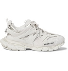 Balenciaga - Track Nylon, Mesh and Rubber Sneakers - White