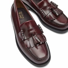 Bass Weejuns Men's Layton Kiltie Loafer in Wine Leather