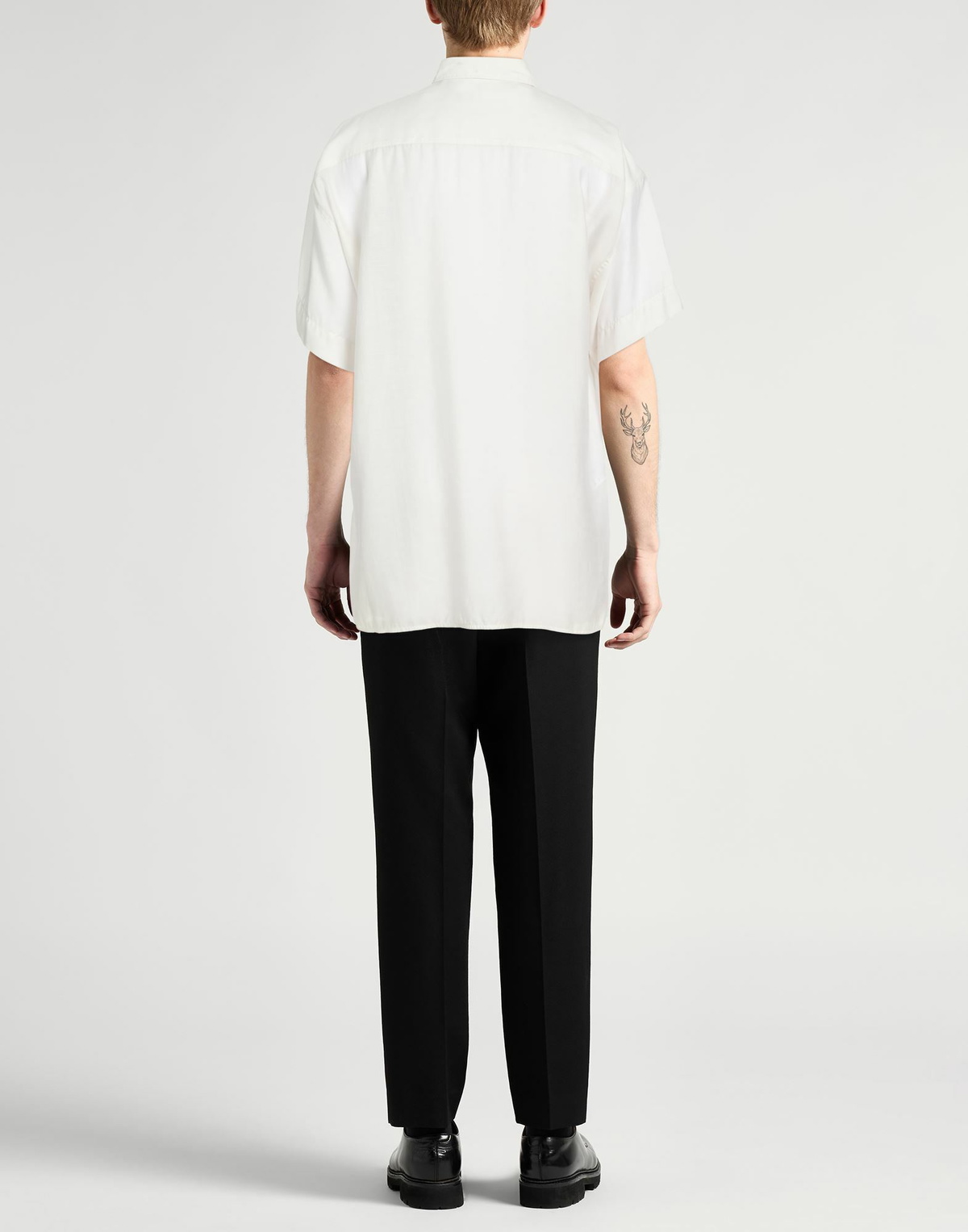Giorgio Armani Mens Shirt Light in Grey