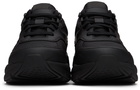 Boss Black Mixed-Material Trainer Sneakers